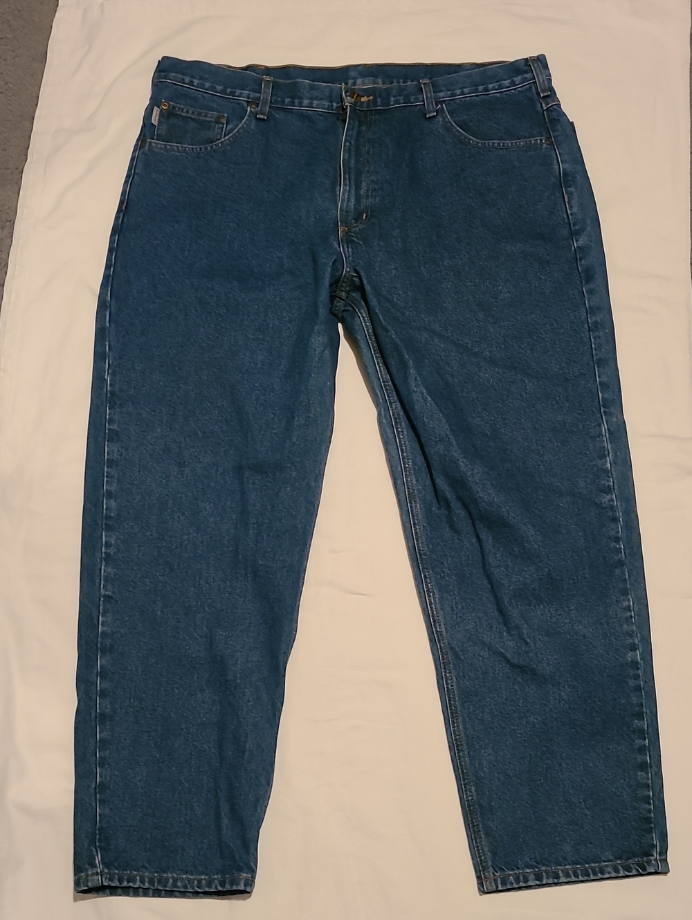 Carhartt Relaxed Jeans 42 X 30 Blue Cotton Work